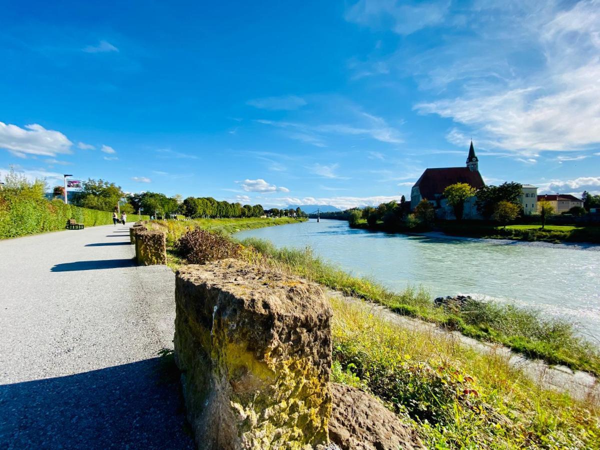 Ferienwohnung An Der Romantischen Salzachschleife Naehe Salzburg Laufen Kültér fotó